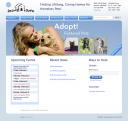 Redesigned Animal Haven homepage